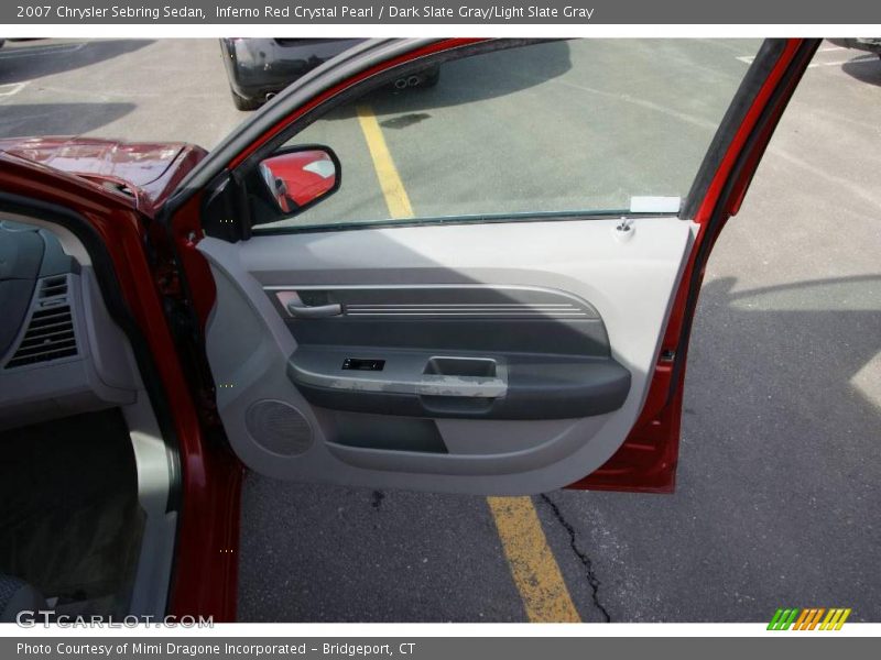 Inferno Red Crystal Pearl / Dark Slate Gray/Light Slate Gray 2007 Chrysler Sebring Sedan