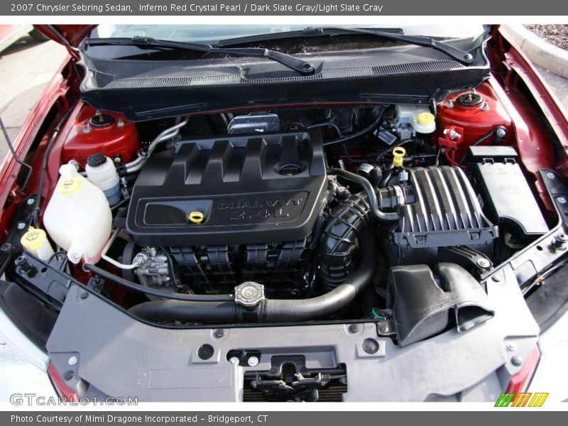 Inferno Red Crystal Pearl / Dark Slate Gray/Light Slate Gray 2007 Chrysler Sebring Sedan