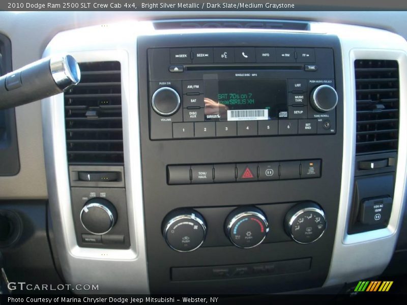 Bright Silver Metallic / Dark Slate/Medium Graystone 2010 Dodge Ram 2500 SLT Crew Cab 4x4