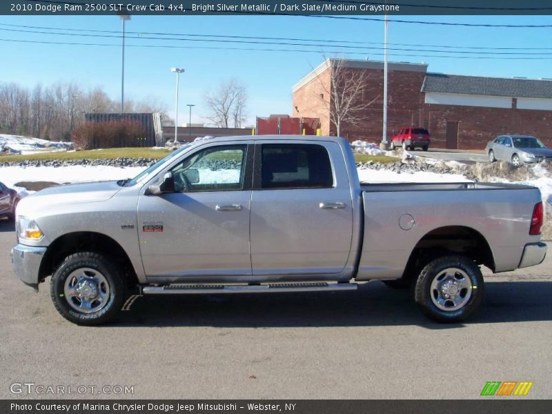 Bright Silver Metallic / Dark Slate/Medium Graystone 2010 Dodge Ram 2500 SLT Crew Cab 4x4