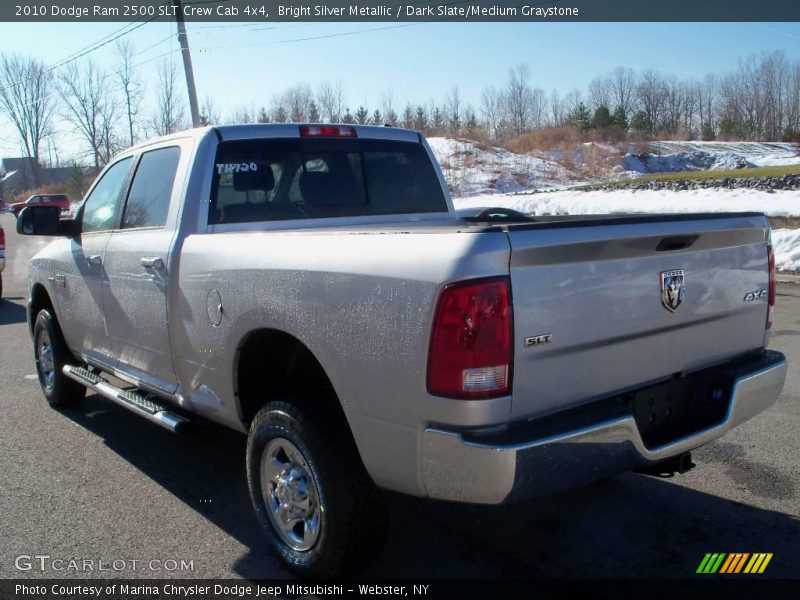 Bright Silver Metallic / Dark Slate/Medium Graystone 2010 Dodge Ram 2500 SLT Crew Cab 4x4