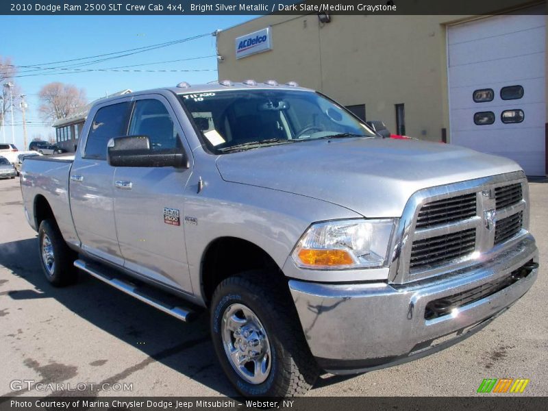 Bright Silver Metallic / Dark Slate/Medium Graystone 2010 Dodge Ram 2500 SLT Crew Cab 4x4