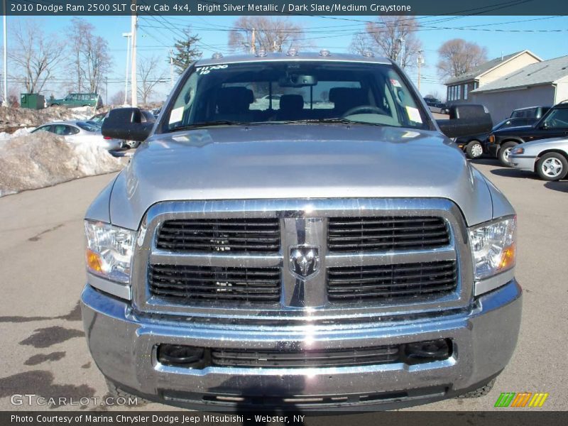 Bright Silver Metallic / Dark Slate/Medium Graystone 2010 Dodge Ram 2500 SLT Crew Cab 4x4