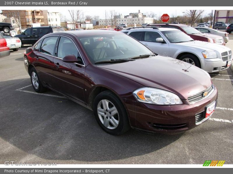 Bordeaux Red / Gray 2007 Chevrolet Impala LS