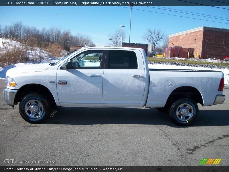Bright White / Dark Slate/Medium Graystone 2010 Dodge Ram 2500 SLT Crew Cab 4x4