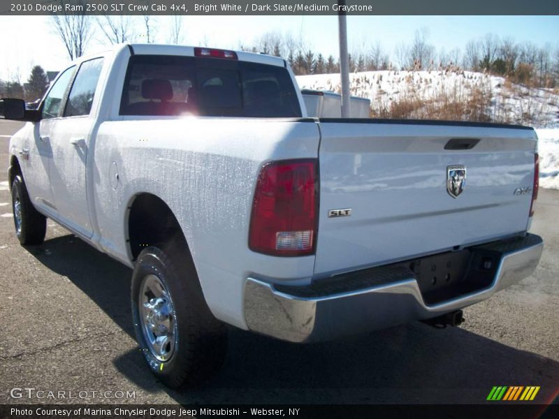 Bright White / Dark Slate/Medium Graystone 2010 Dodge Ram 2500 SLT Crew Cab 4x4