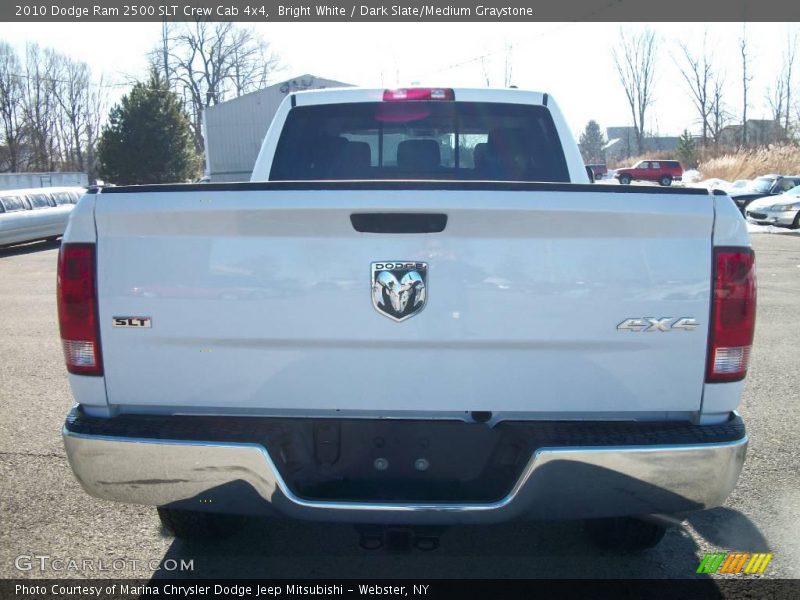 Bright White / Dark Slate/Medium Graystone 2010 Dodge Ram 2500 SLT Crew Cab 4x4