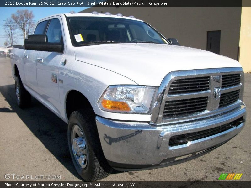 Bright White / Dark Slate/Medium Graystone 2010 Dodge Ram 2500 SLT Crew Cab 4x4