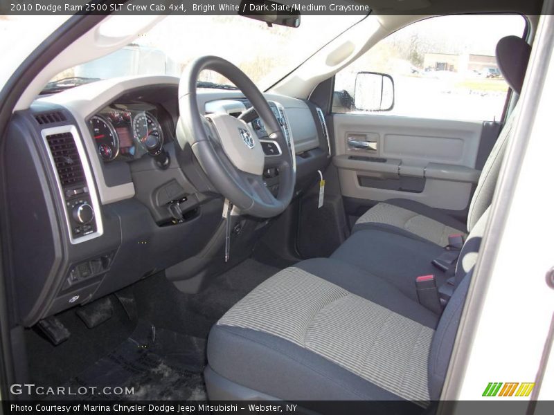 Bright White / Dark Slate/Medium Graystone 2010 Dodge Ram 2500 SLT Crew Cab 4x4