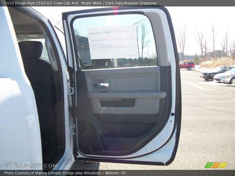 Bright White / Dark Slate/Medium Graystone 2010 Dodge Ram 2500 SLT Crew Cab 4x4