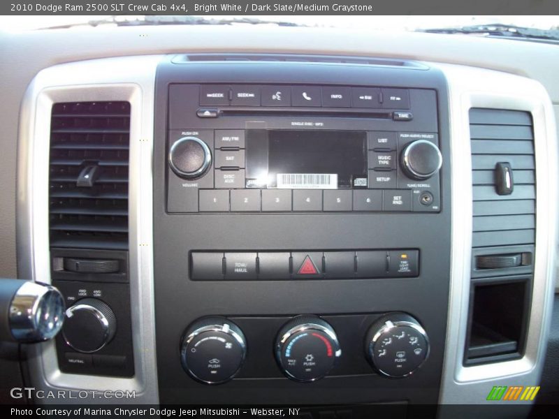 Bright White / Dark Slate/Medium Graystone 2010 Dodge Ram 2500 SLT Crew Cab 4x4