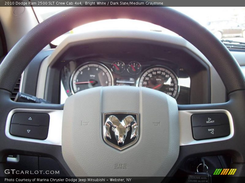 Bright White / Dark Slate/Medium Graystone 2010 Dodge Ram 2500 SLT Crew Cab 4x4