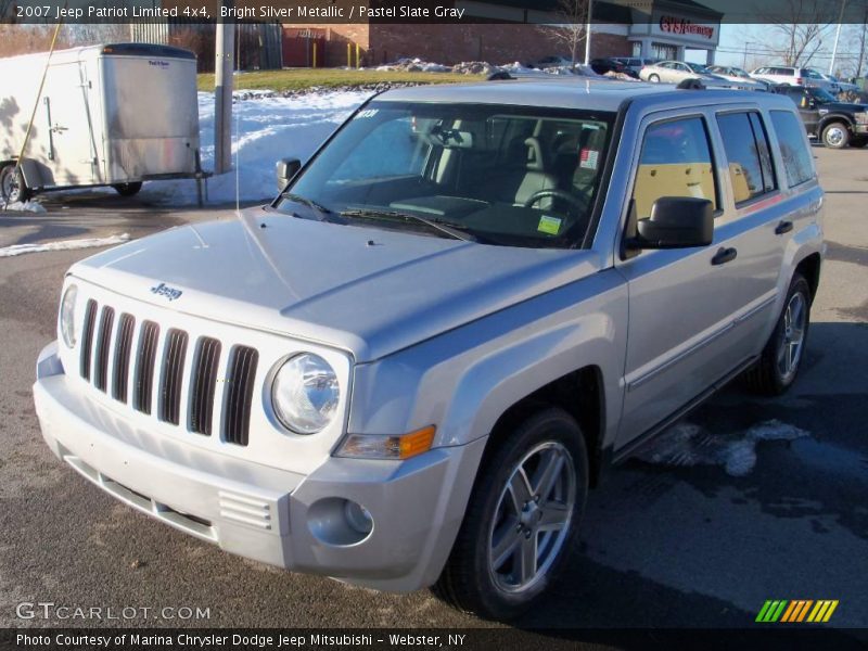 Bright Silver Metallic / Pastel Slate Gray 2007 Jeep Patriot Limited 4x4
