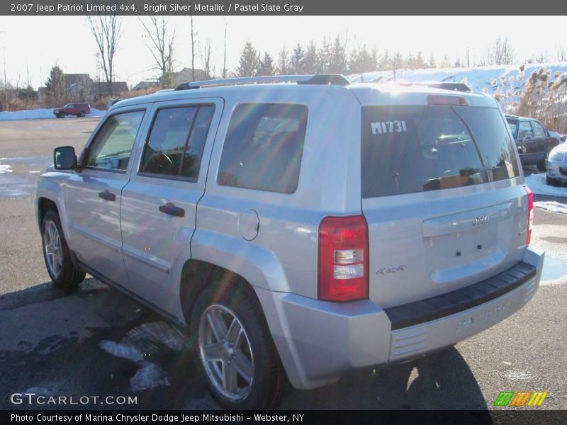 Bright Silver Metallic / Pastel Slate Gray 2007 Jeep Patriot Limited 4x4
