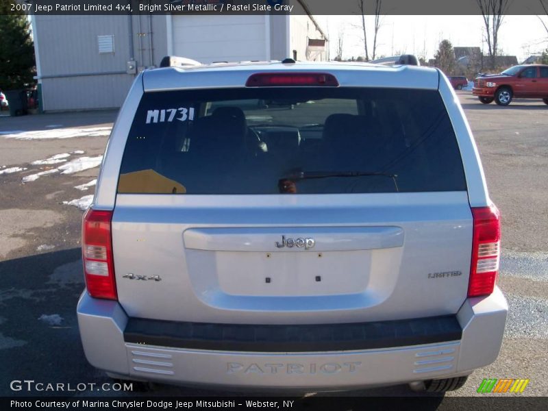 Bright Silver Metallic / Pastel Slate Gray 2007 Jeep Patriot Limited 4x4