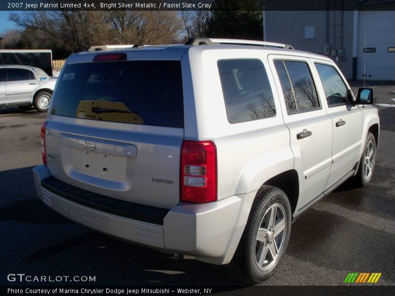 Bright Silver Metallic / Pastel Slate Gray 2007 Jeep Patriot Limited 4x4