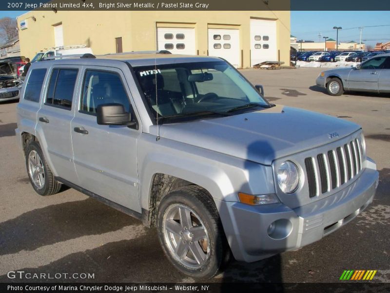 Bright Silver Metallic / Pastel Slate Gray 2007 Jeep Patriot Limited 4x4
