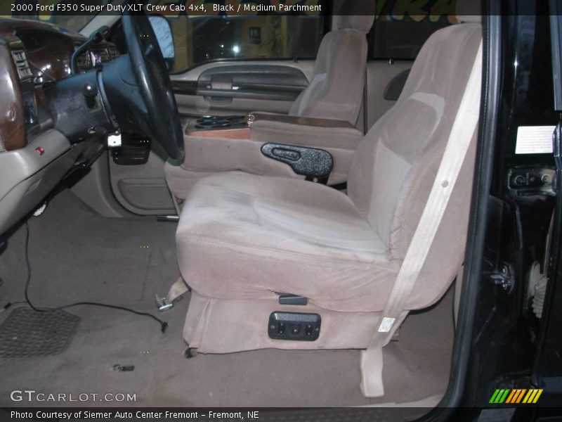 Black / Medium Parchment 2000 Ford F350 Super Duty XLT Crew Cab 4x4