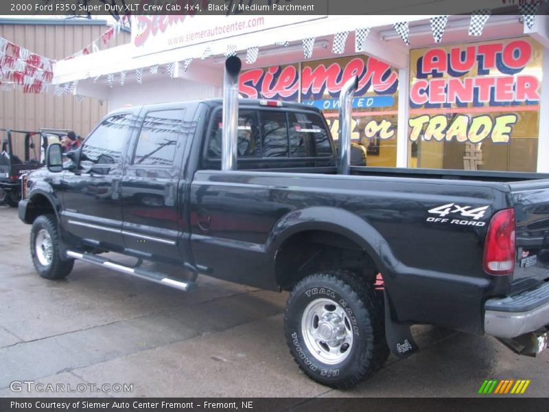 Black / Medium Parchment 2000 Ford F350 Super Duty XLT Crew Cab 4x4