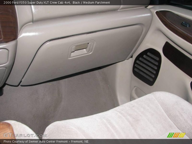 Black / Medium Parchment 2000 Ford F350 Super Duty XLT Crew Cab 4x4
