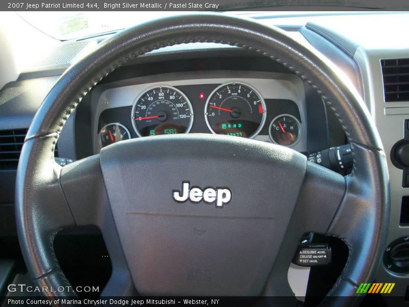 Bright Silver Metallic / Pastel Slate Gray 2007 Jeep Patriot Limited 4x4