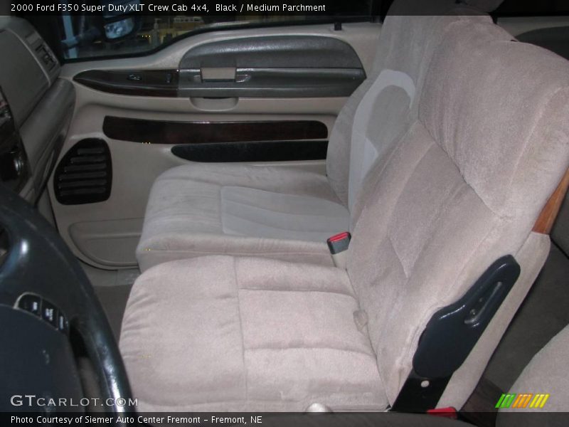 Black / Medium Parchment 2000 Ford F350 Super Duty XLT Crew Cab 4x4