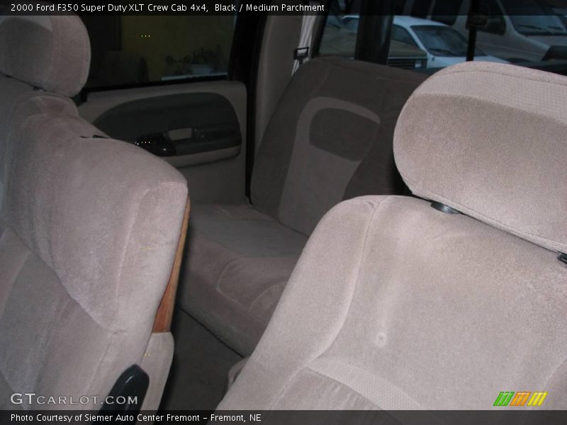Black / Medium Parchment 2000 Ford F350 Super Duty XLT Crew Cab 4x4