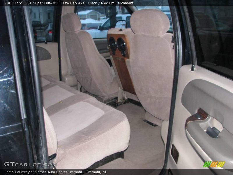 Black / Medium Parchment 2000 Ford F350 Super Duty XLT Crew Cab 4x4