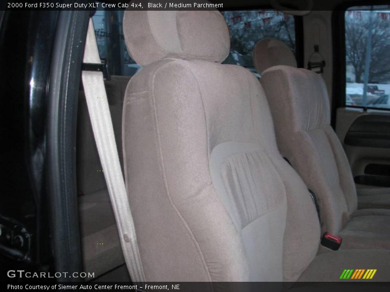Black / Medium Parchment 2000 Ford F350 Super Duty XLT Crew Cab 4x4