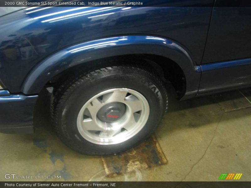 Indigo Blue Metallic / Graphite 2000 GMC Sonoma SLS Sport Extended Cab
