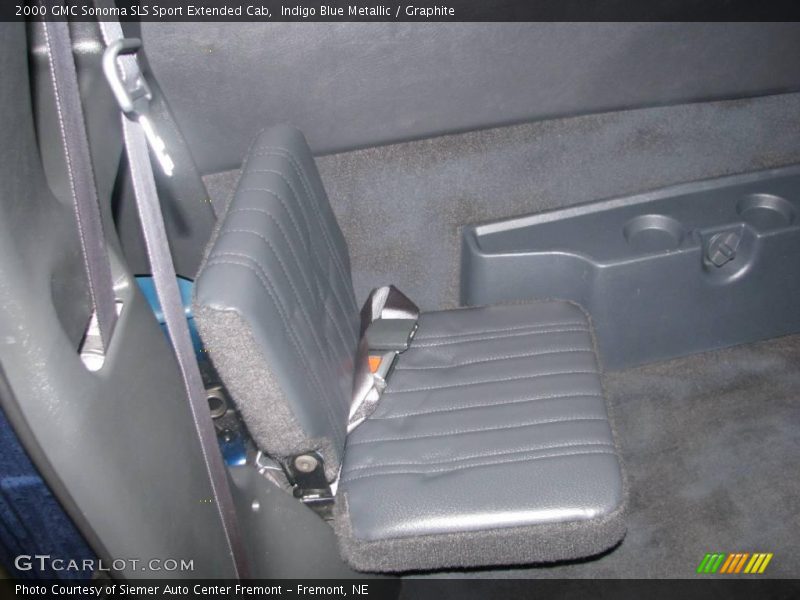 Indigo Blue Metallic / Graphite 2000 GMC Sonoma SLS Sport Extended Cab