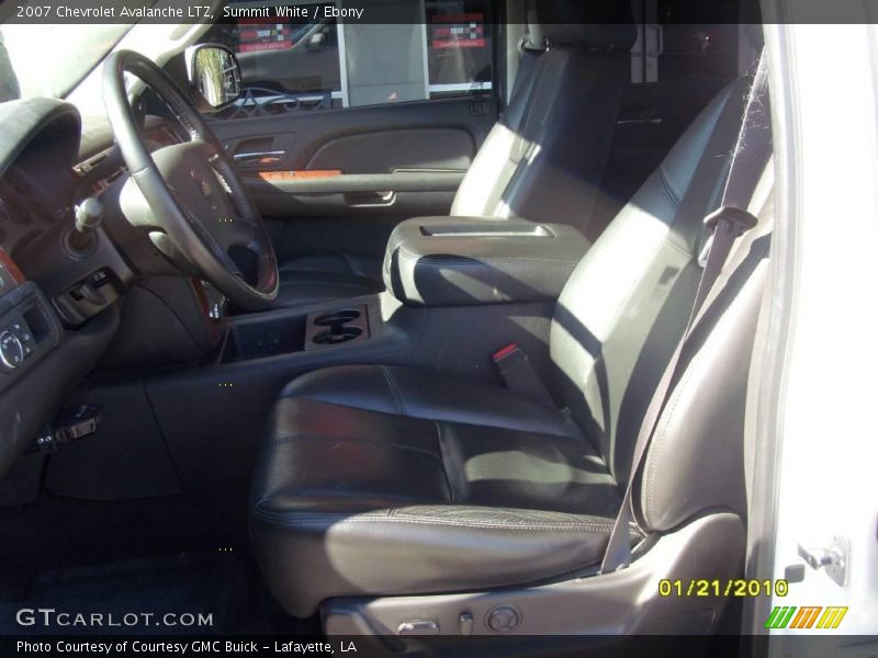 Summit White / Ebony 2007 Chevrolet Avalanche LTZ