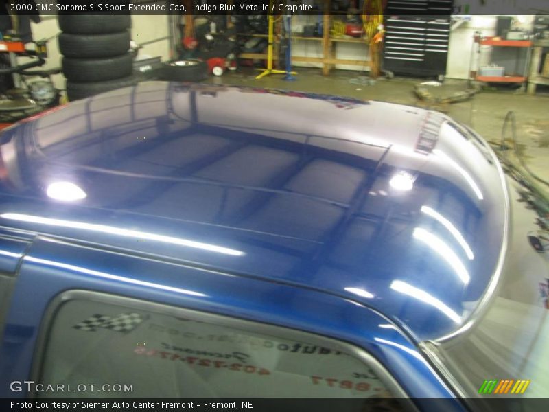 Indigo Blue Metallic / Graphite 2000 GMC Sonoma SLS Sport Extended Cab