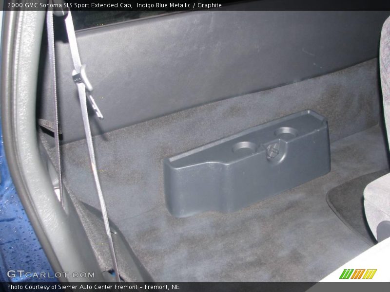 Indigo Blue Metallic / Graphite 2000 GMC Sonoma SLS Sport Extended Cab