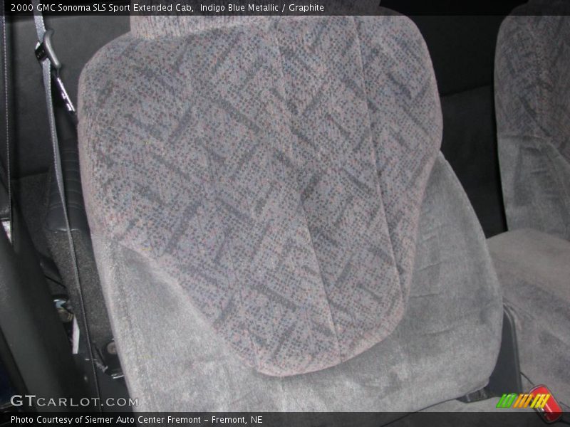 Indigo Blue Metallic / Graphite 2000 GMC Sonoma SLS Sport Extended Cab