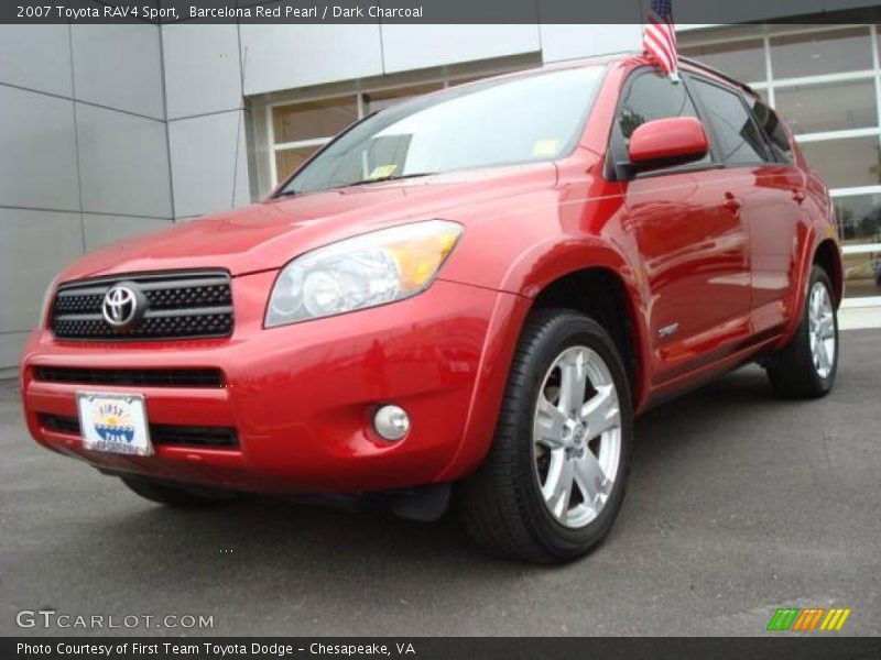 Barcelona Red Pearl / Dark Charcoal 2007 Toyota RAV4 Sport