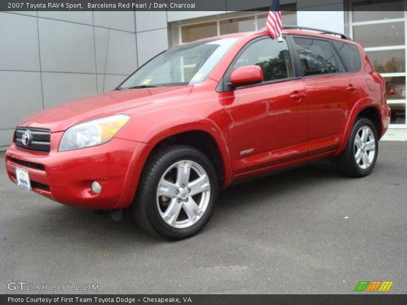 Barcelona Red Pearl / Dark Charcoal 2007 Toyota RAV4 Sport