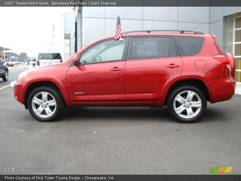 Barcelona Red Pearl / Dark Charcoal 2007 Toyota RAV4 Sport