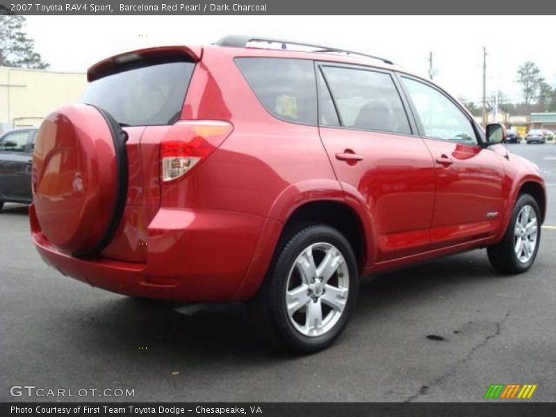 Barcelona Red Pearl / Dark Charcoal 2007 Toyota RAV4 Sport