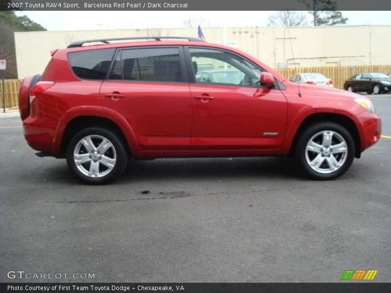 Barcelona Red Pearl / Dark Charcoal 2007 Toyota RAV4 Sport