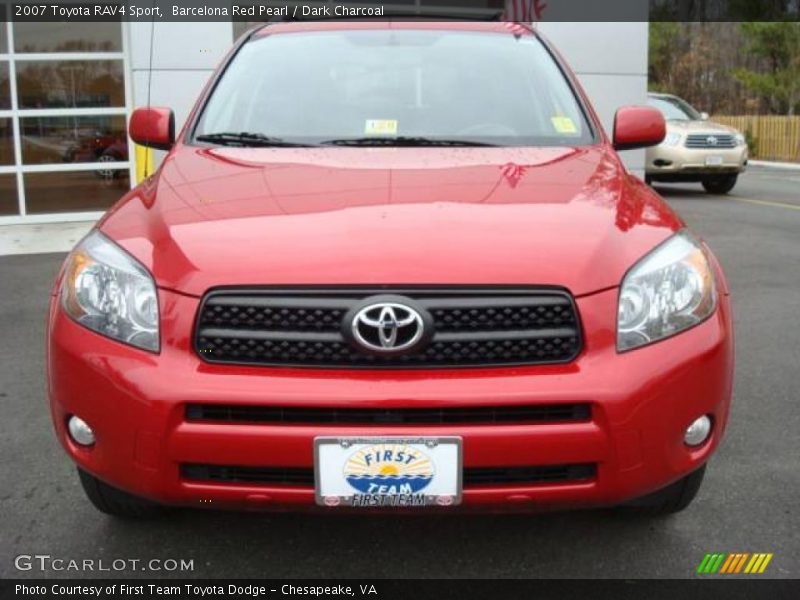 Barcelona Red Pearl / Dark Charcoal 2007 Toyota RAV4 Sport