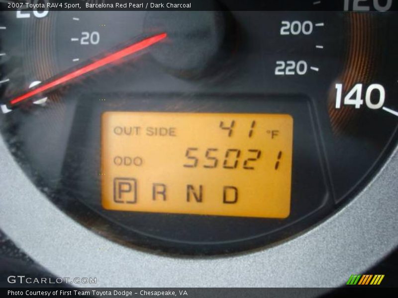 Barcelona Red Pearl / Dark Charcoal 2007 Toyota RAV4 Sport