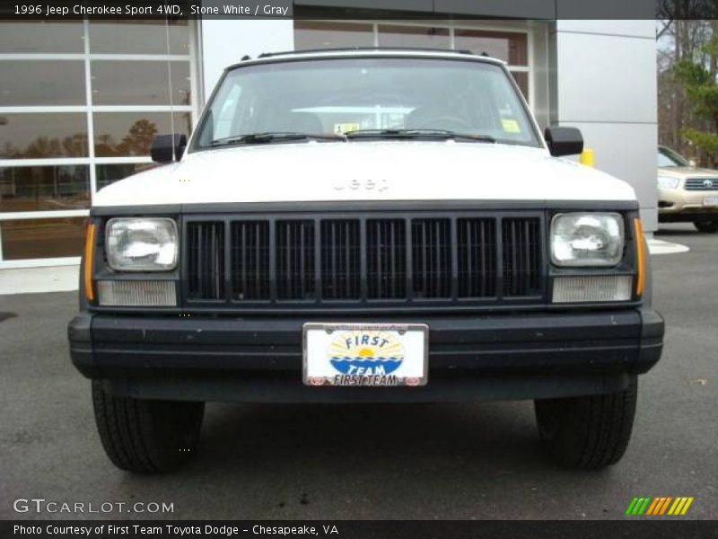 Stone White / Gray 1996 Jeep Cherokee Sport 4WD