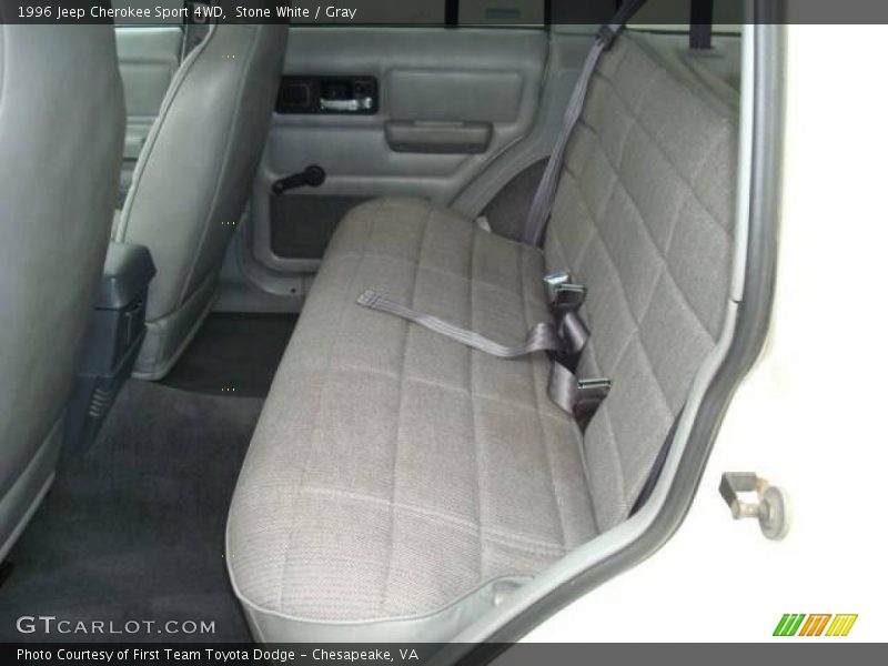 Stone White / Gray 1996 Jeep Cherokee Sport 4WD