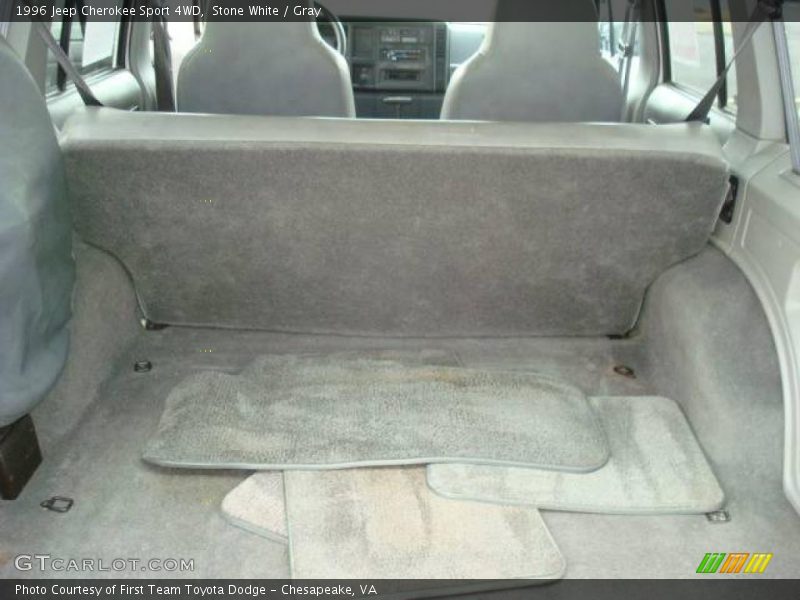 Stone White / Gray 1996 Jeep Cherokee Sport 4WD