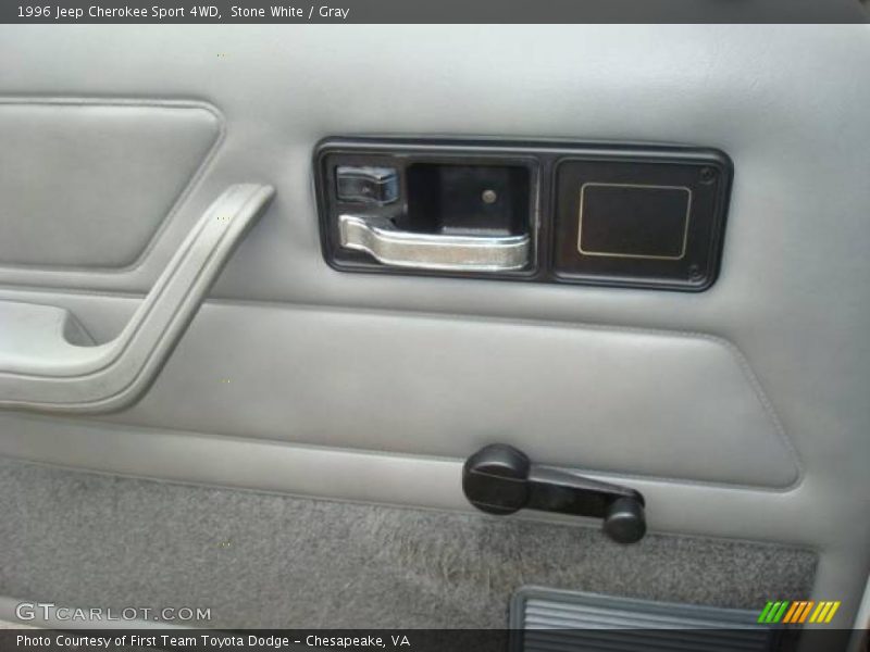 Stone White / Gray 1996 Jeep Cherokee Sport 4WD