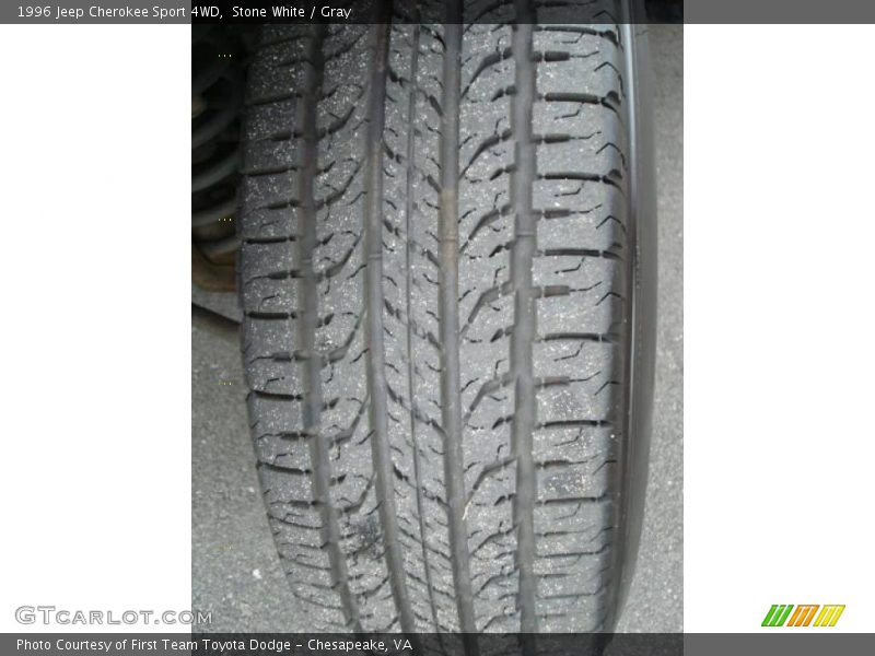 Stone White / Gray 1996 Jeep Cherokee Sport 4WD