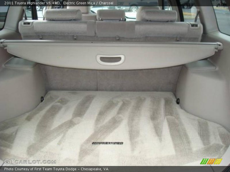 Electric Green Mica / Charcoal 2001 Toyota Highlander V6 4WD