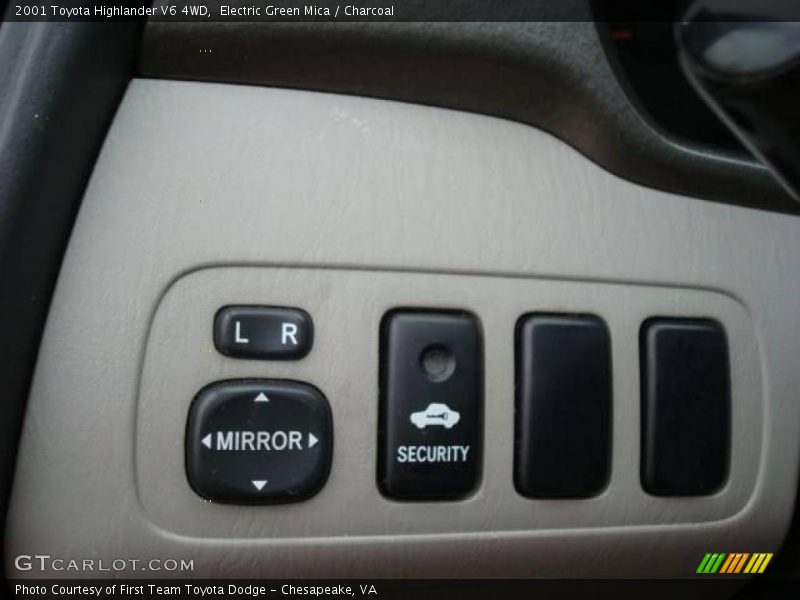 Electric Green Mica / Charcoal 2001 Toyota Highlander V6 4WD