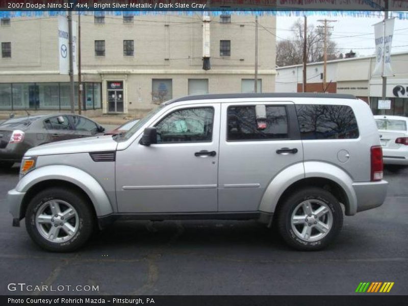 Bright Silver Metallic / Dark Slate Gray 2007 Dodge Nitro SLT 4x4